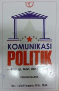 Komunikasi Politik, Konsep, Teori, dan Strategi