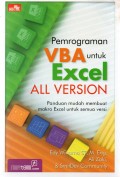 Pemrograman  VBA Untuk Excel All Version