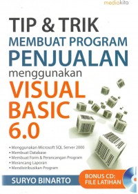 Tip & Trik  Membuat Program Pejualan Menggunakan Visual Basic 6.0