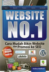 Website No. 1 : Cara Mudah Bikin Website Dan Promosi Ke SEO