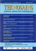 Teknosains Jurnal Sains Dan Teknologi