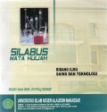 Silabus Mata Kuliah Bidang Ilmu Sains dan Teknologi