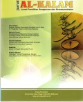 Jurnal Al-Kalam : Jurnal Penelitian keagamaan dan Kemasyarakatan